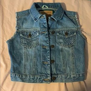 Hollister denim vest